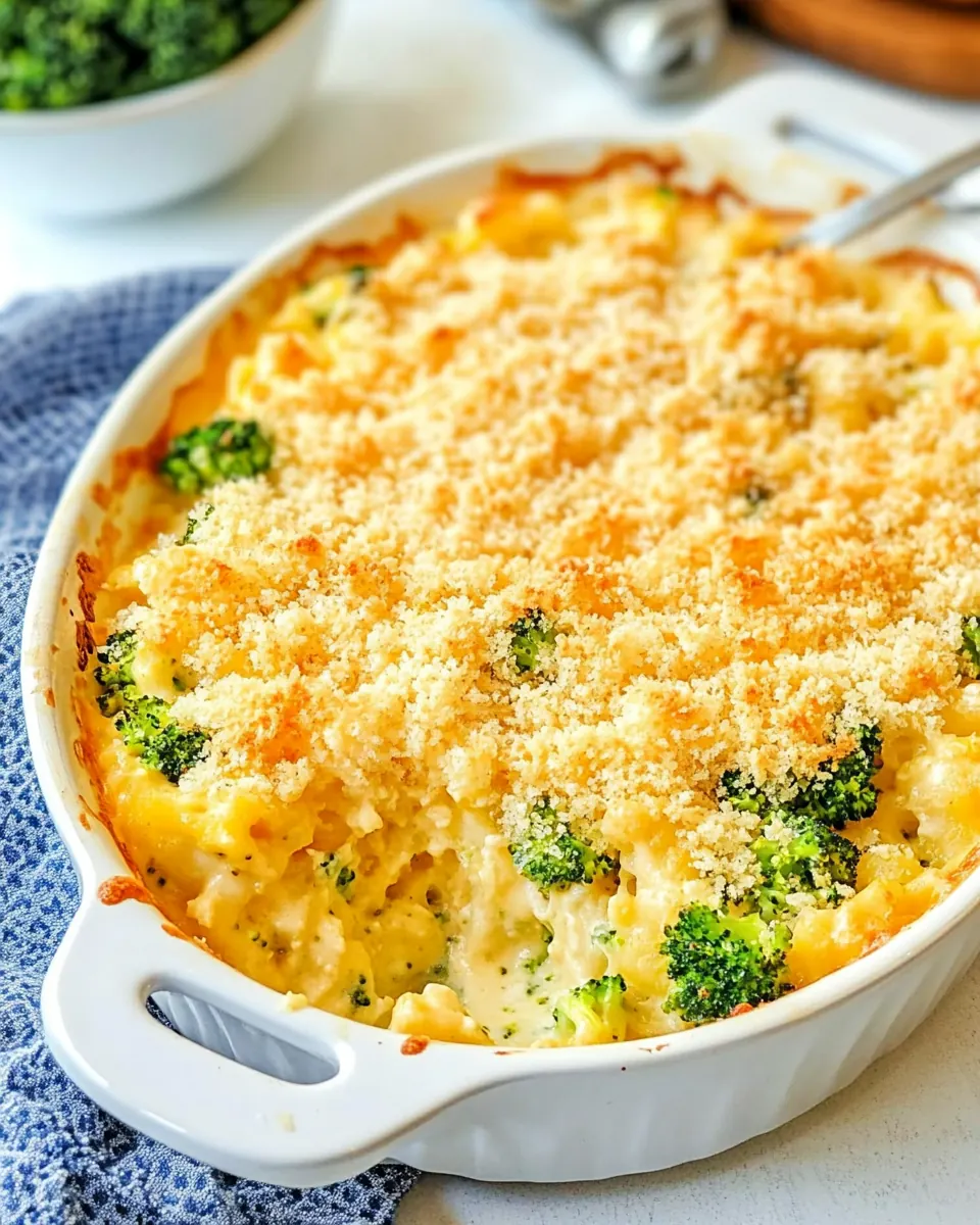 Easy Copycat Cracker Barrel Broccoli Cheese Casserole