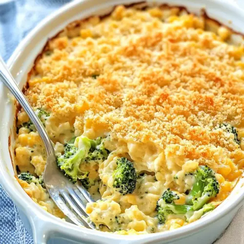 Easy Copycat Cracker Barrel Broccoli Cheese Casserole