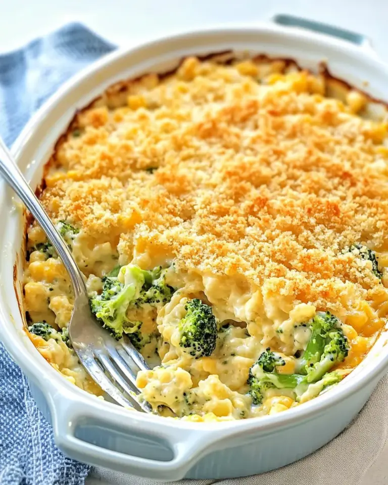 Easy Copycat Cracker Barrel Broccoli Cheese Casserole