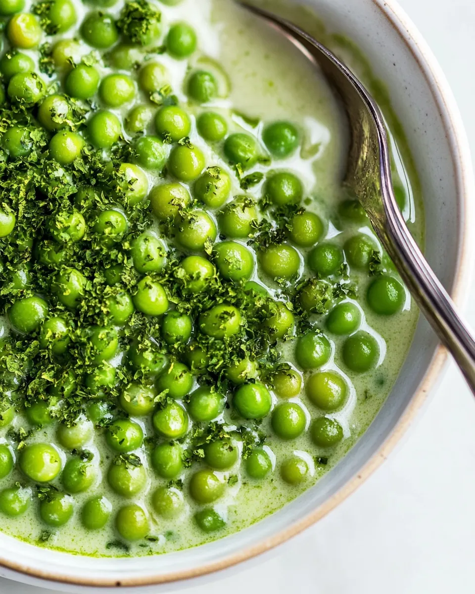 Easy Creamed Peas