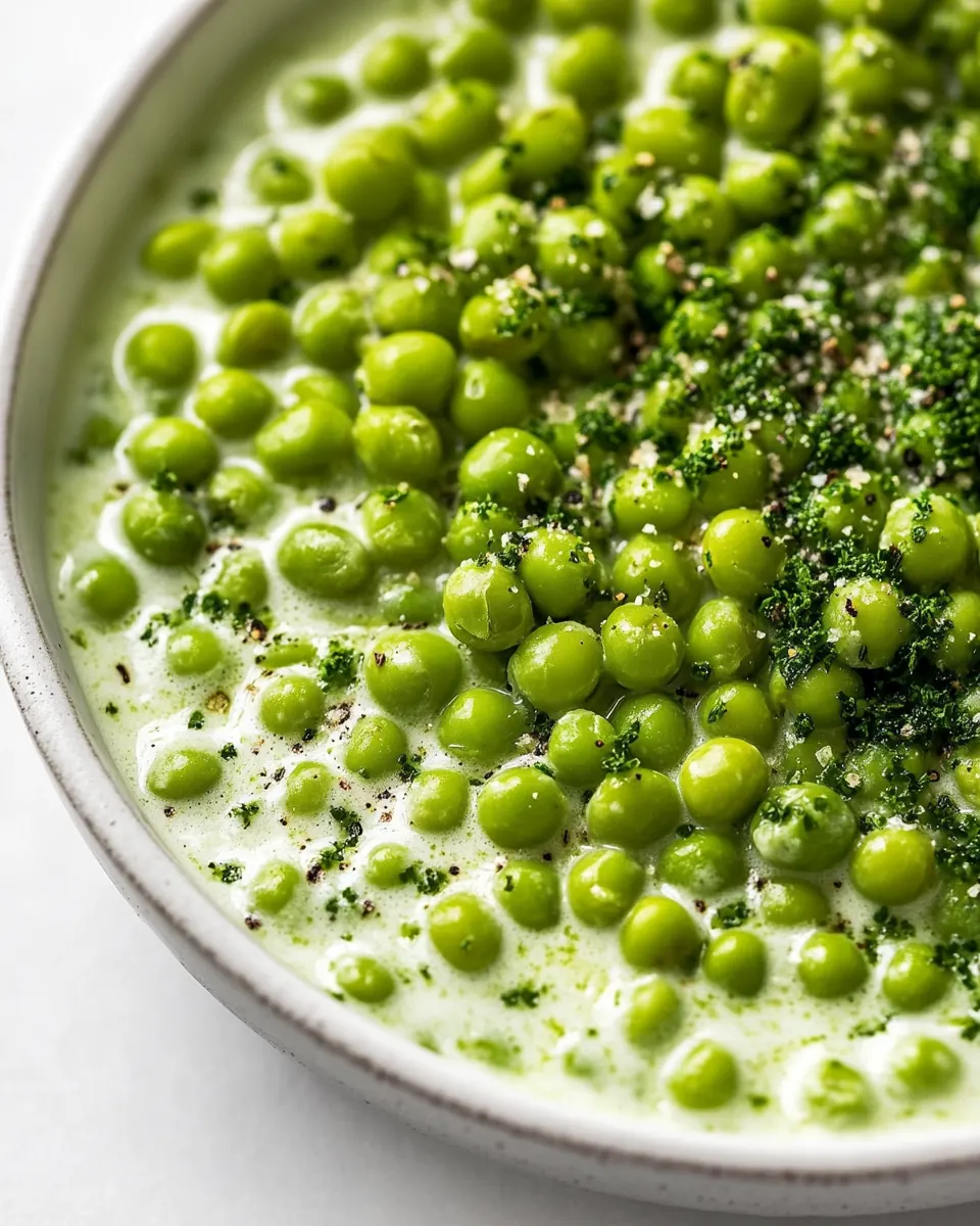 Easy Creamed Peas