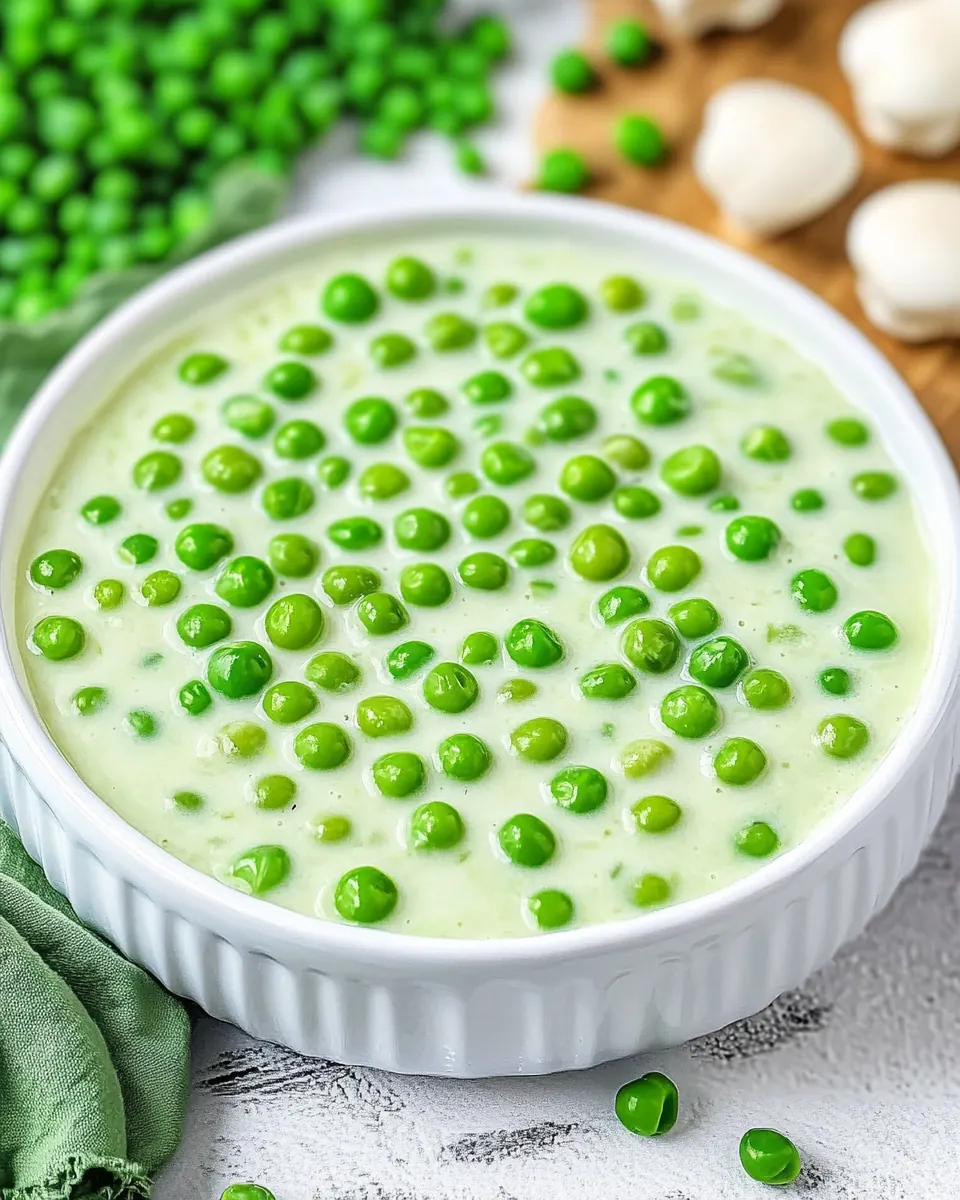 Easy Creamed Peas