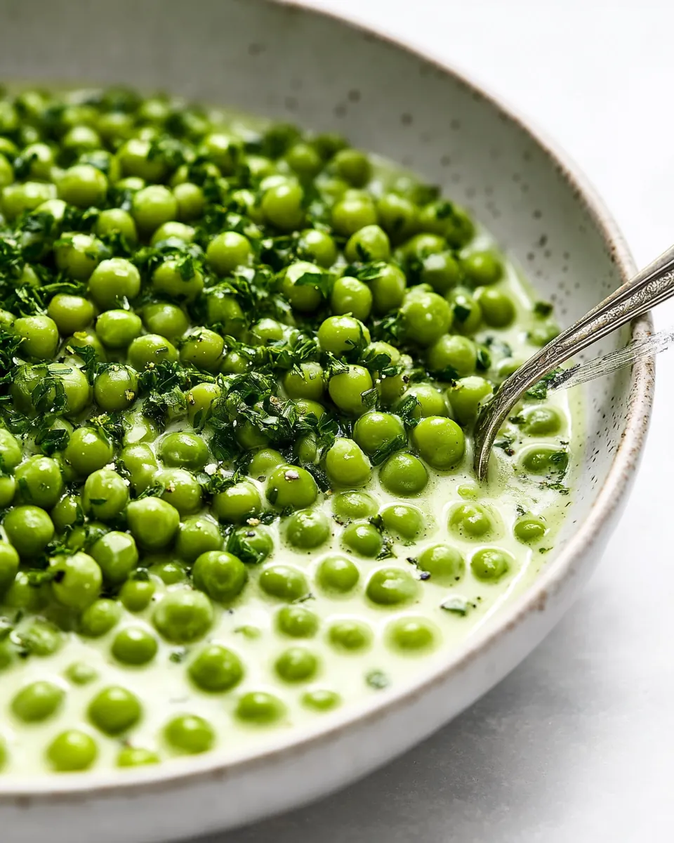 Easy Creamed Peas