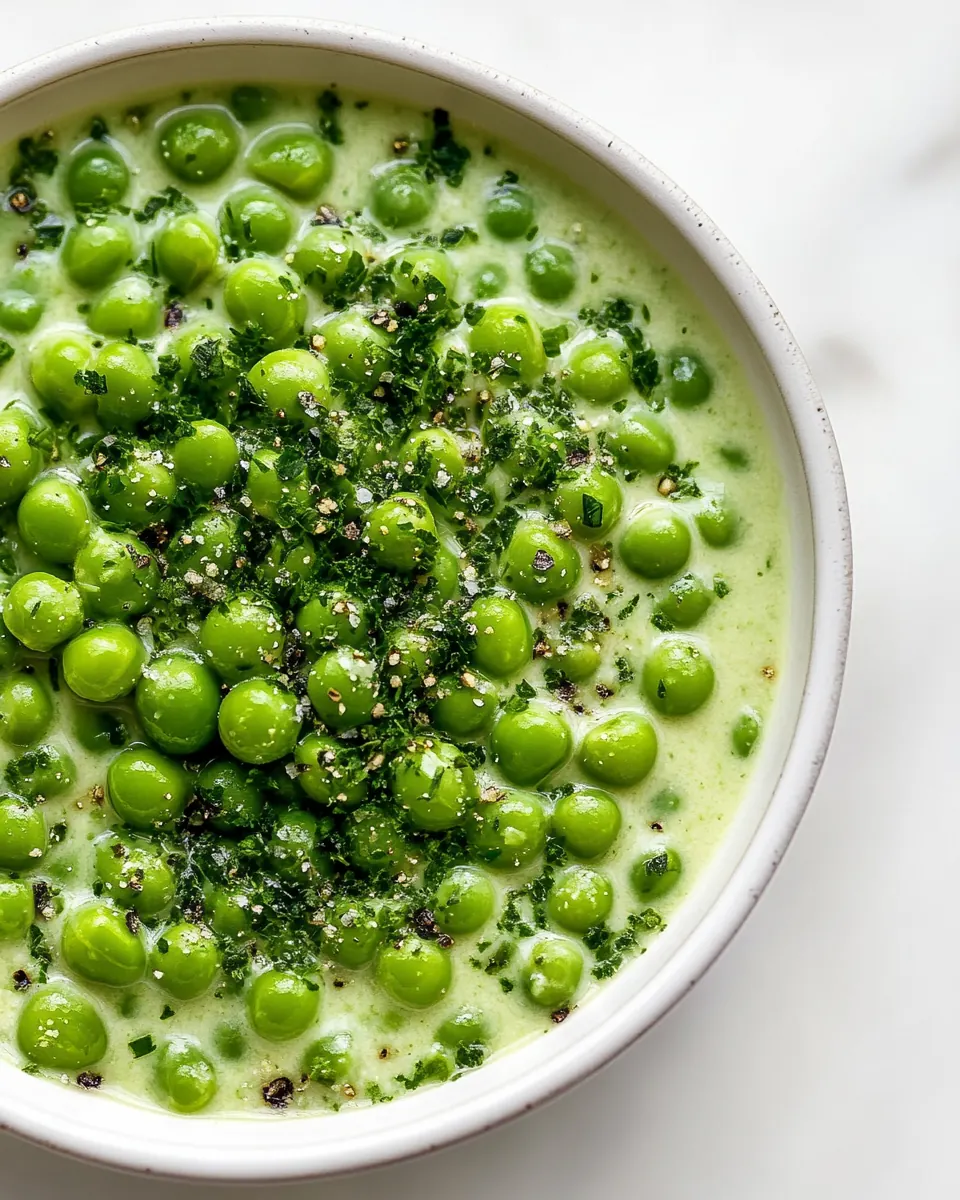 Easy Creamed Peas