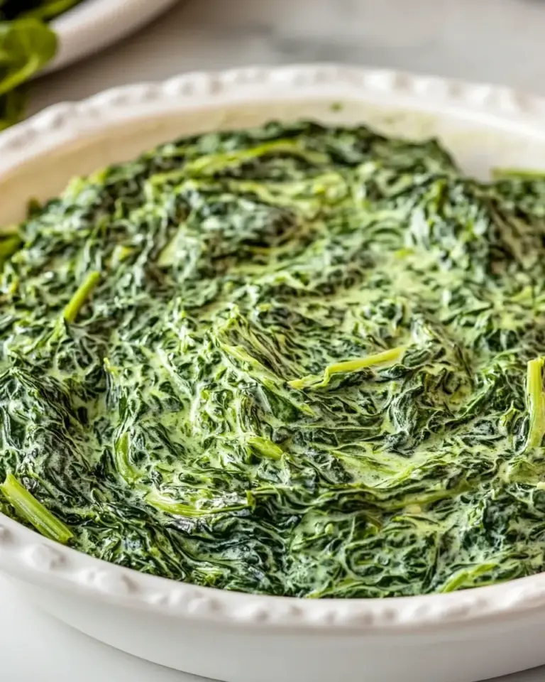 Easy Creamed Spinach Recipe