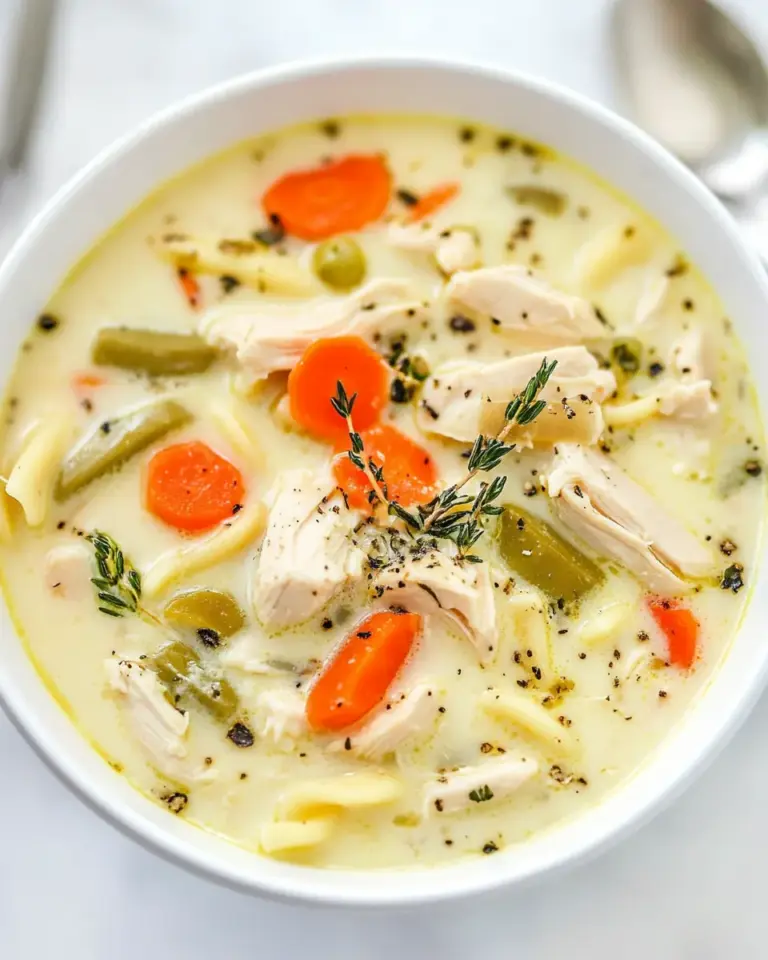 Easy Creamy Chicken Noodle Soup