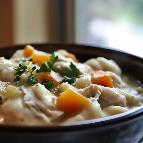 Easy Crockpot Chicken and Dumplings