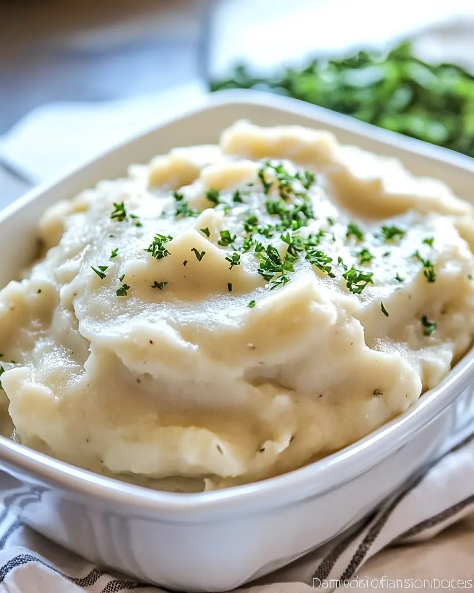 Easy Crockpot Mashed Potatoes