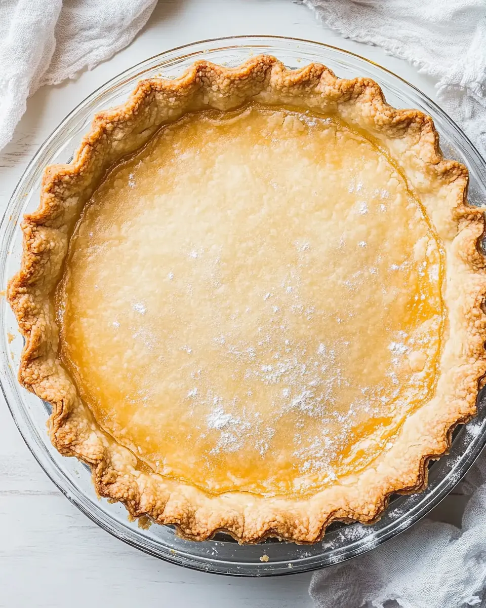 Easy Flaky All Butter Pie Crust