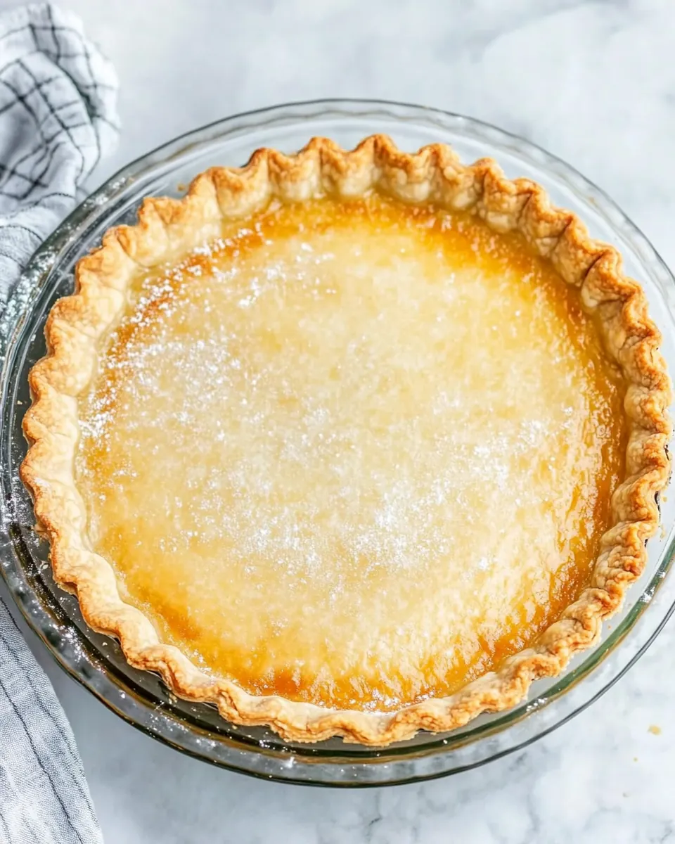 Easy Flaky All Butter Pie Crust