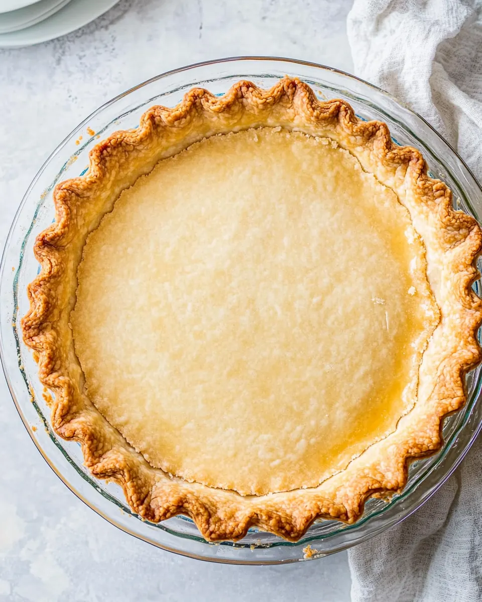 Easy Flaky All Butter Pie Crust