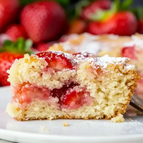 Easy French Strawberry Cake