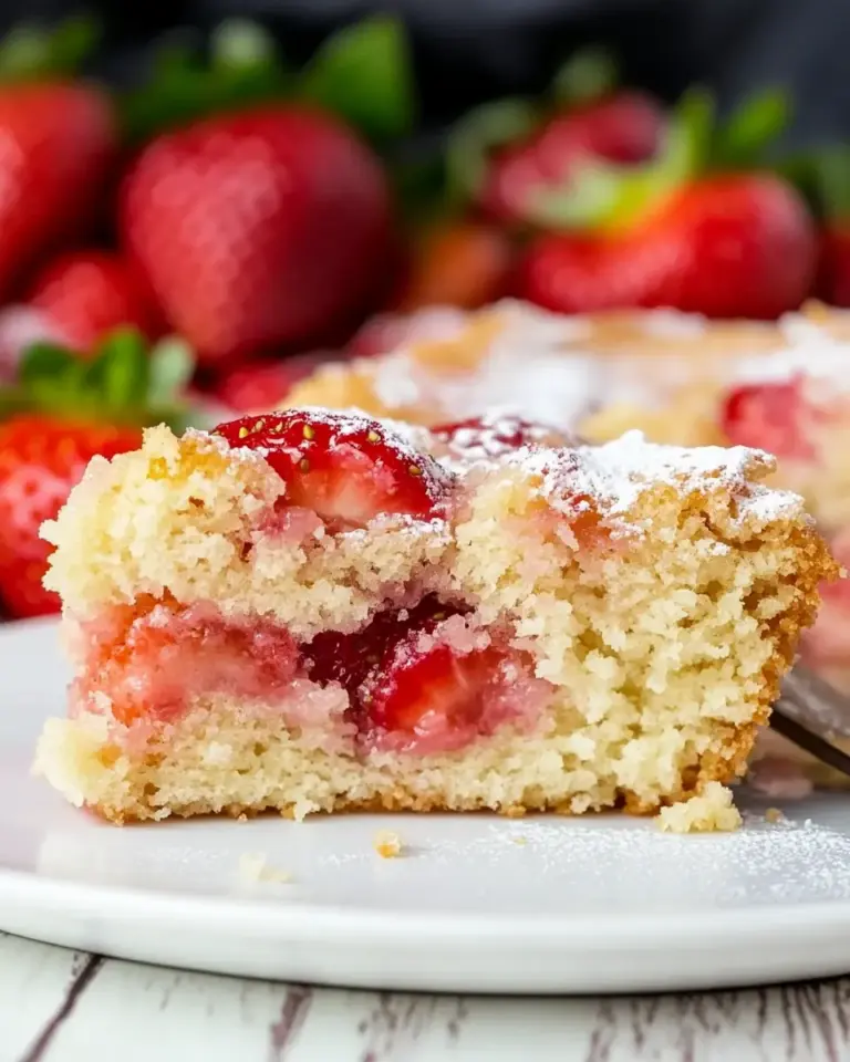 Easy French Strawberry Cake