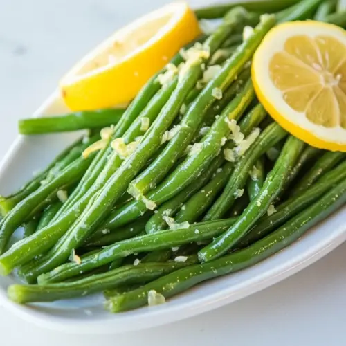 Easy Garlic Lemon Green Beans