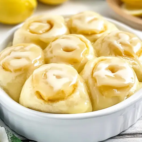Easy Glazed Lemon Rolls