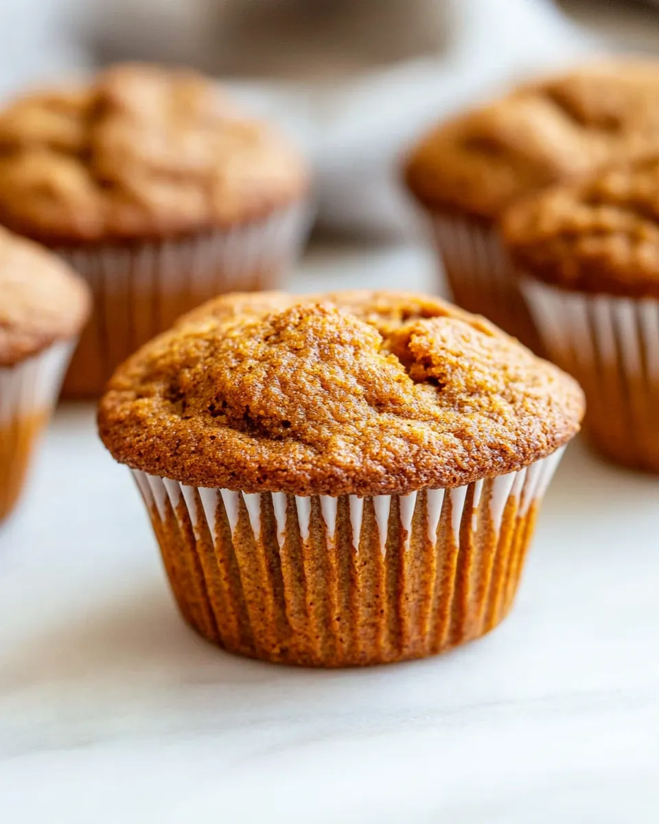 Easy Gluten Free Pumpkin Muffins with Almond Flour