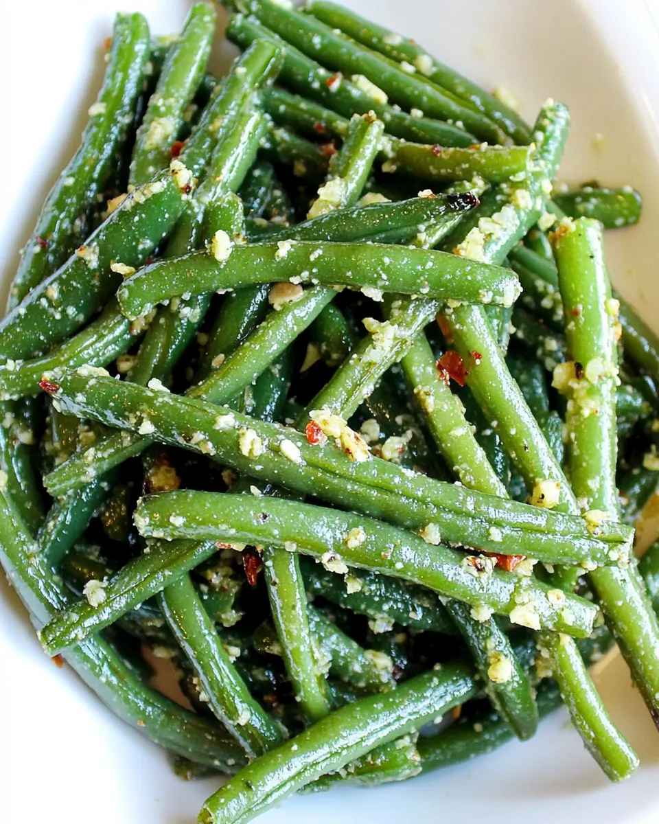Easy Green Beans Gremolata Side Dish
