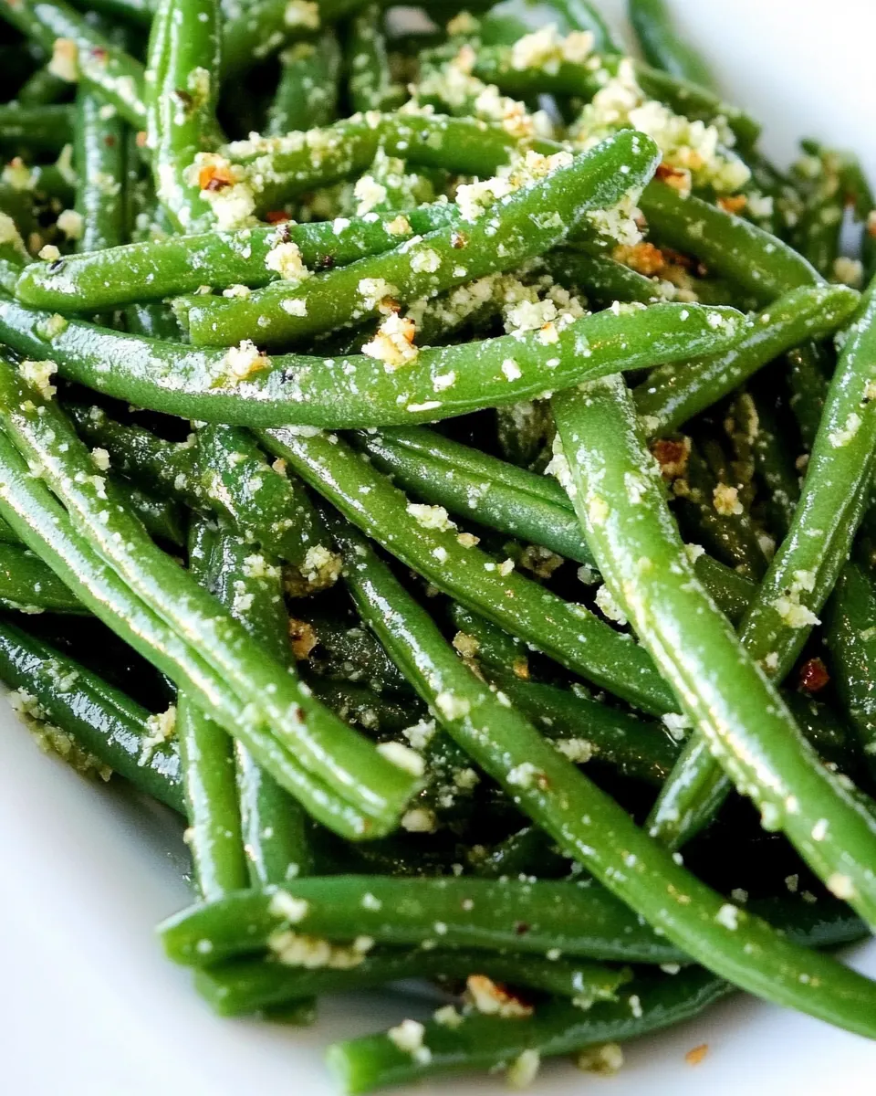 Easy Green Beans Gremolata Side Dish