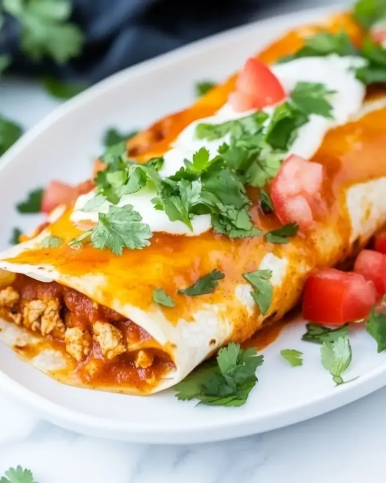 Easy Ground Turkey Enchiladas