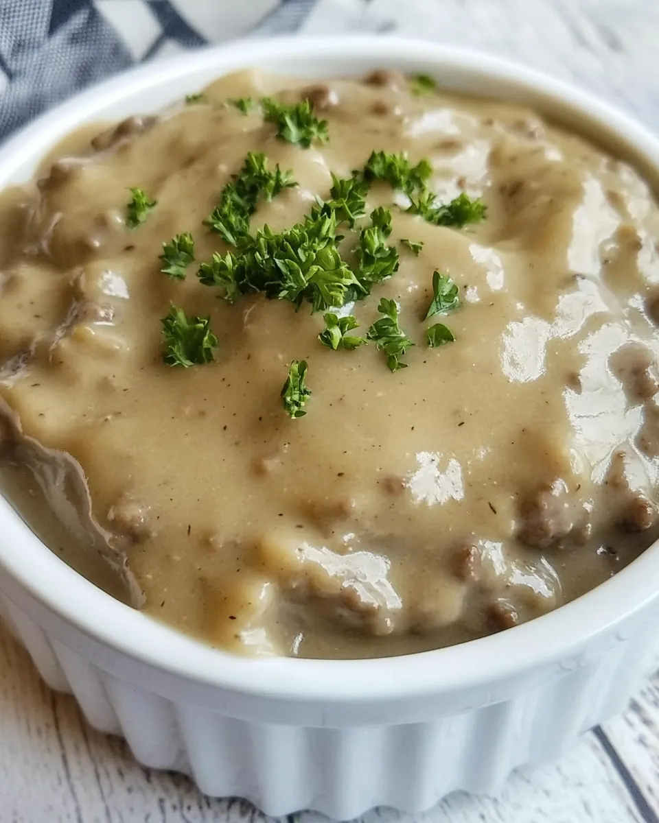 Easy Hamburger Gravy Recipe