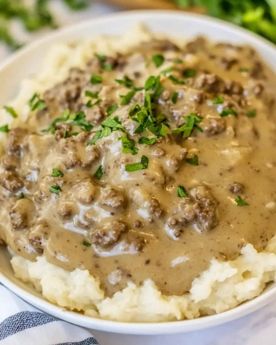 Easy Hamburger Gravy Recipe