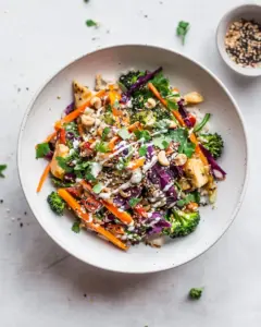 Easy Healthy Vegetarian Stir Fry With Cashew Cream Sauce