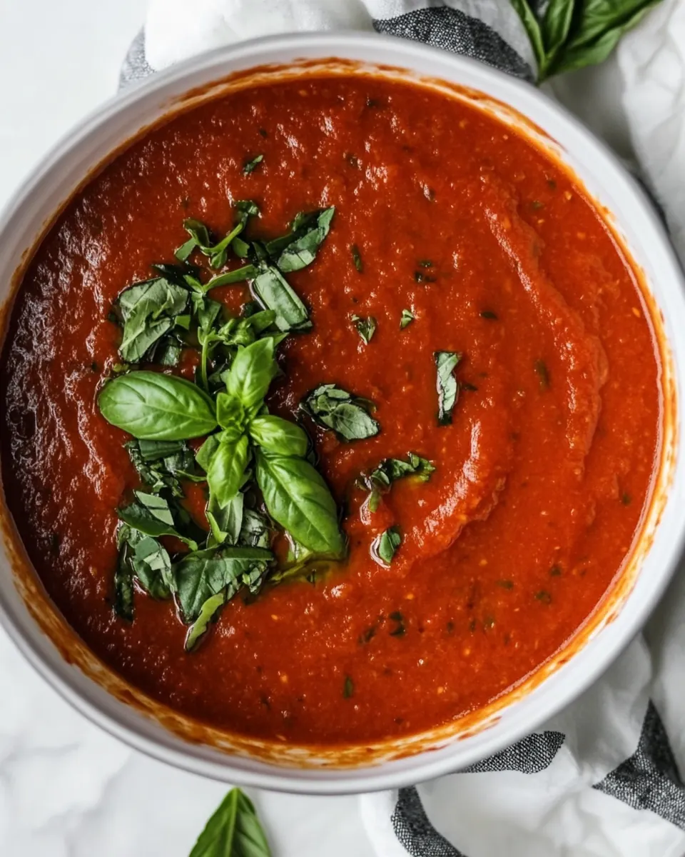 Easy Homemade Tomato Sauce