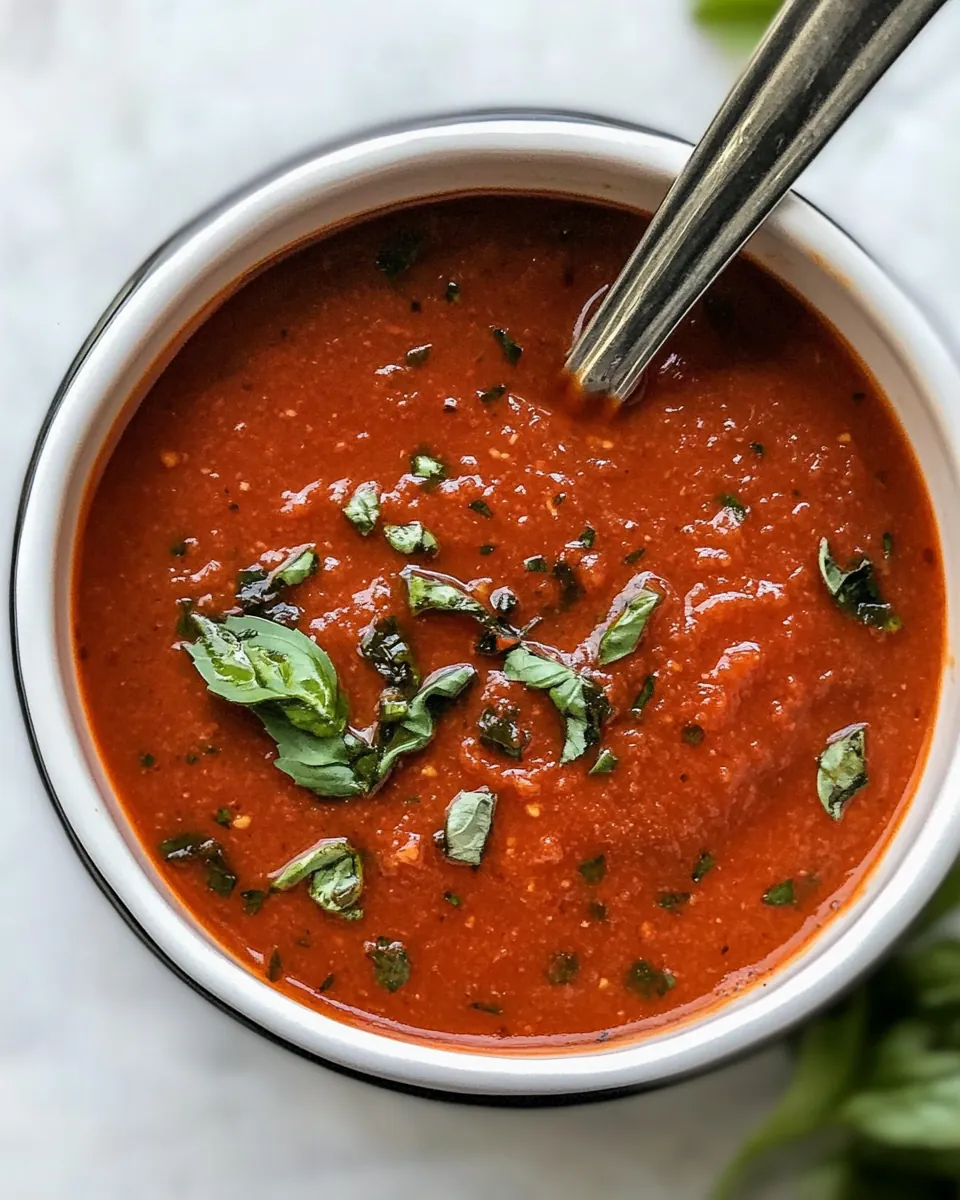 Easy Homemade Tomato Sauce