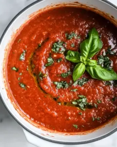 Easy Homemade Tomato Sauce