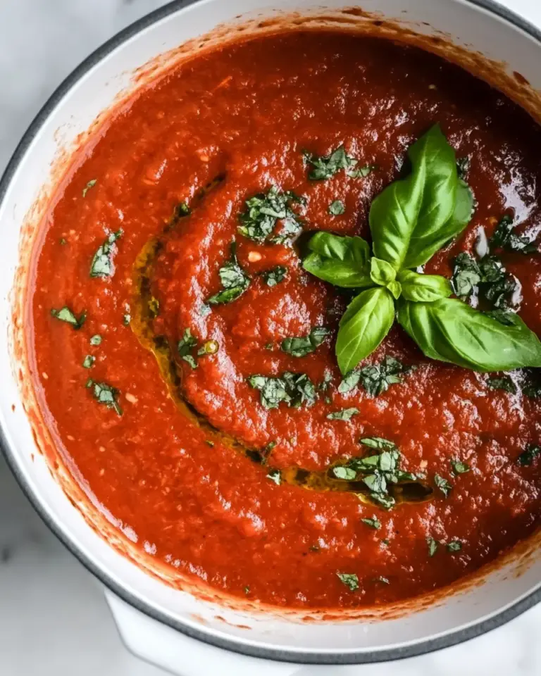 Easy Homemade Tomato Sauce