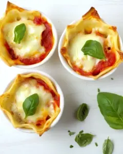 Easy Italian Lasagna Cups