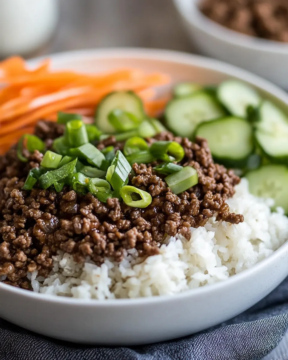 Easy Korean Ground Beef Recipe