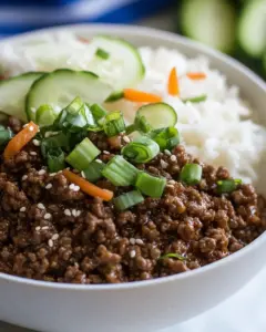 Easy Korean Ground Beef Recipe