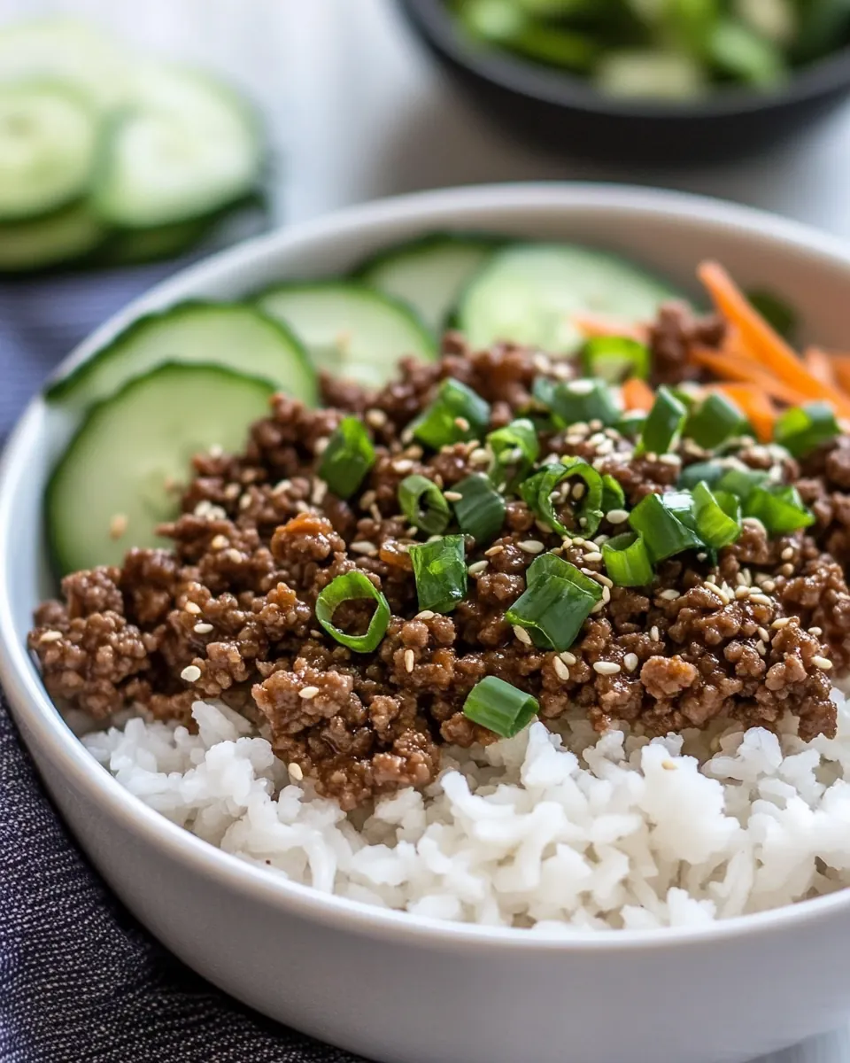Easy Korean Ground Beef Recipe