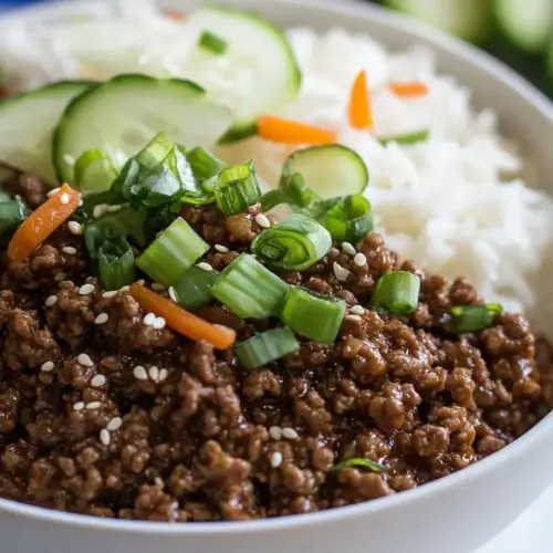Easy Korean Ground Beef Recipe