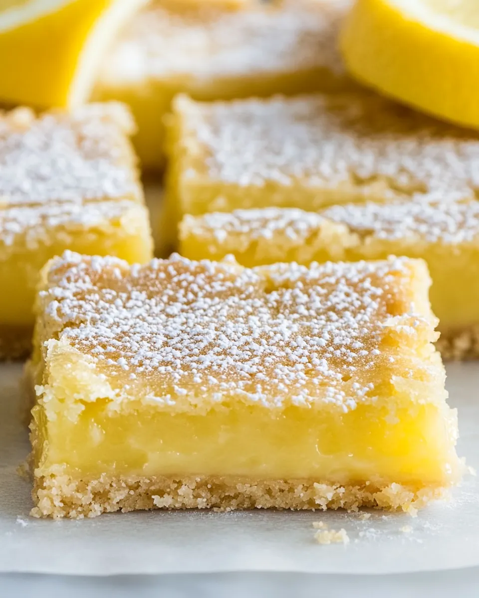 Easy Lemon Bar Recipe