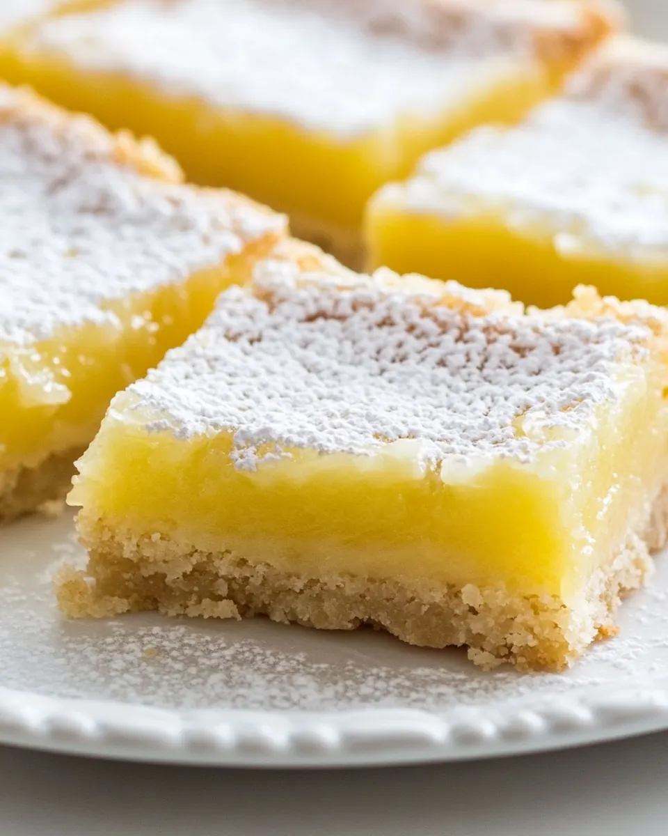 Easy Lemon Bar Recipe