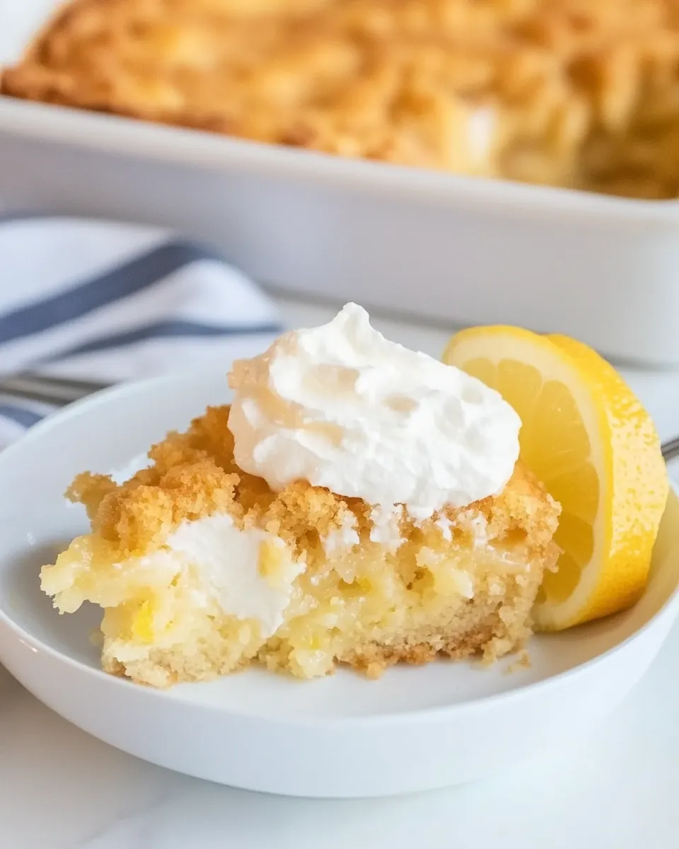 Easy Lemon Dump Cake