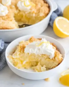 Easy Lemon Dump Cake