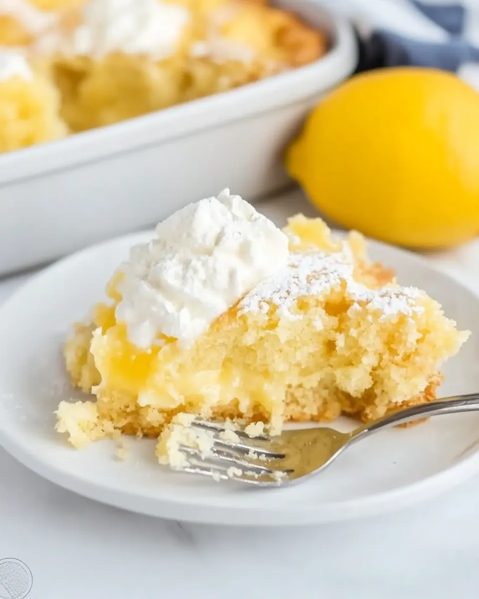 Easy Lemon Dump Cake