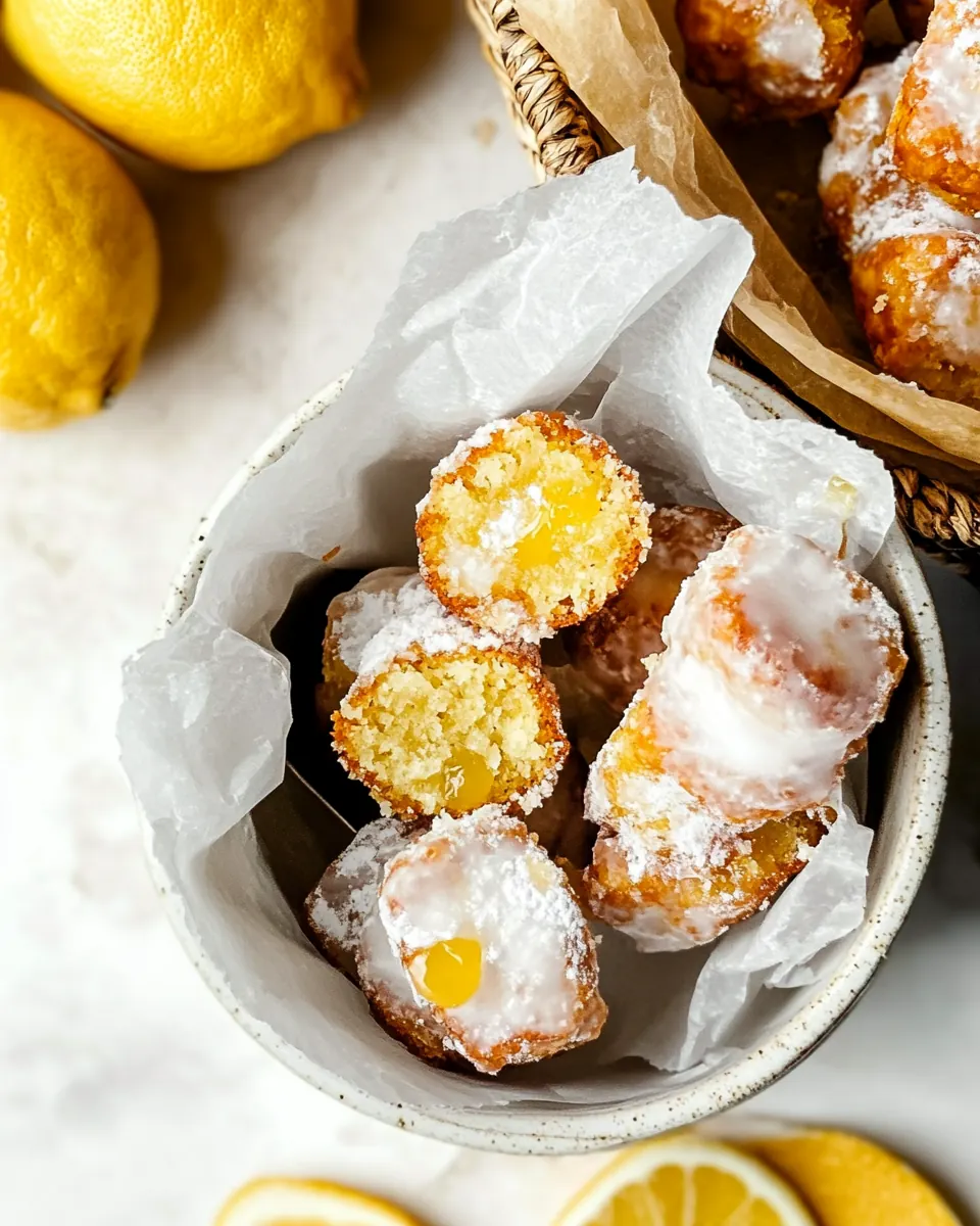 Easy Lemon Fritter Cake