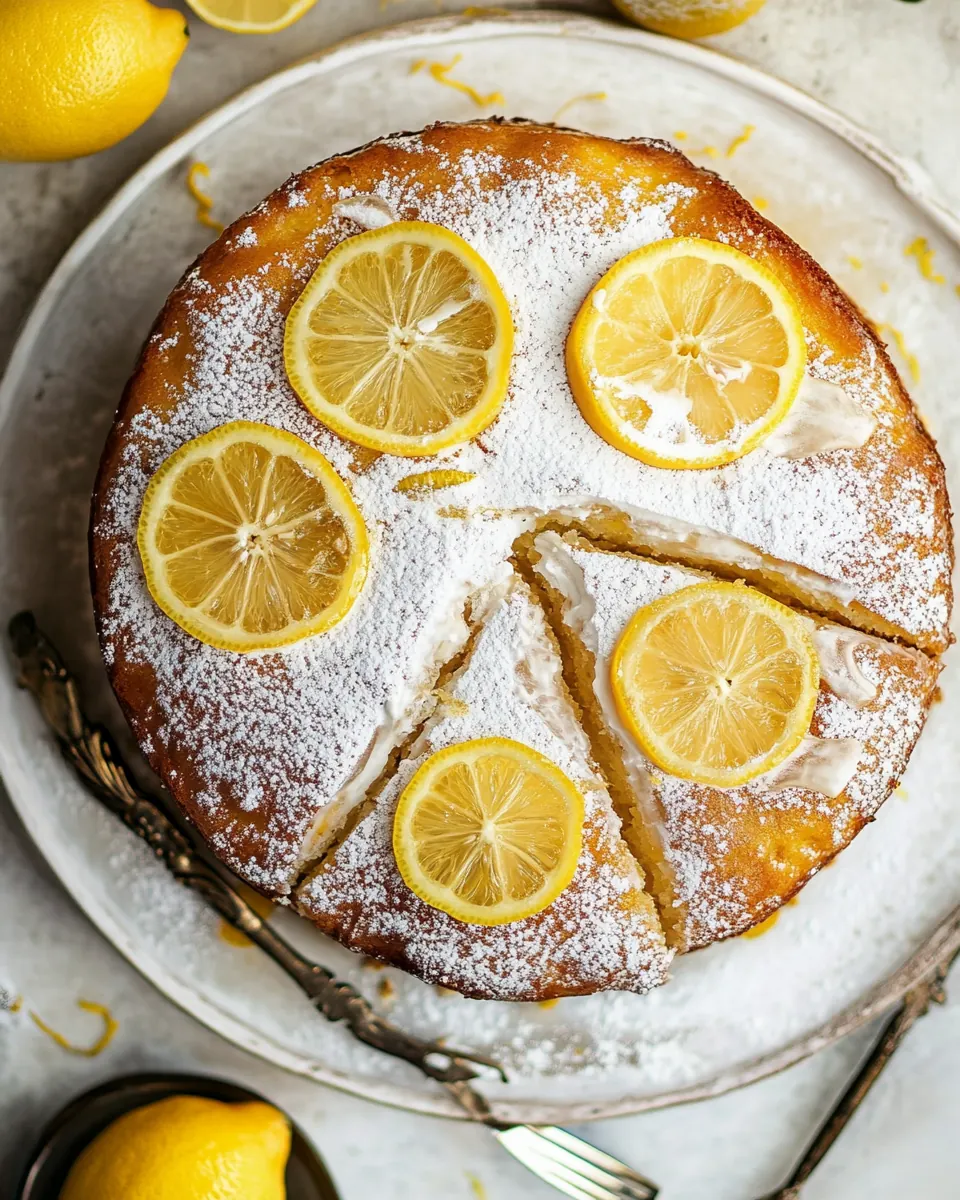 Easy Lemon Fritter Cake