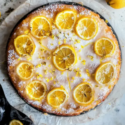 Easy Lemon Fritter Cake