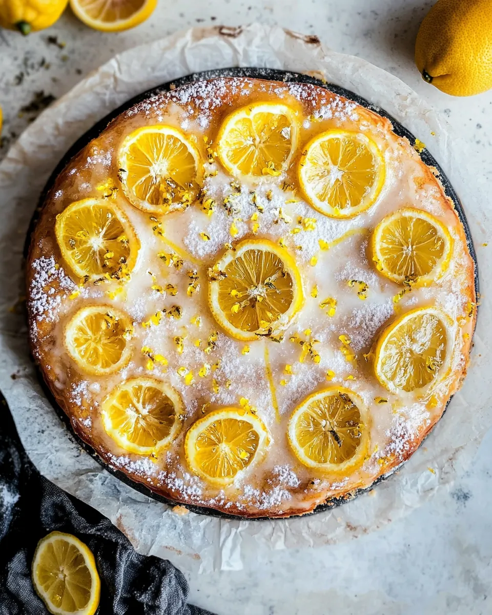 Easy Lemon Fritter Cake