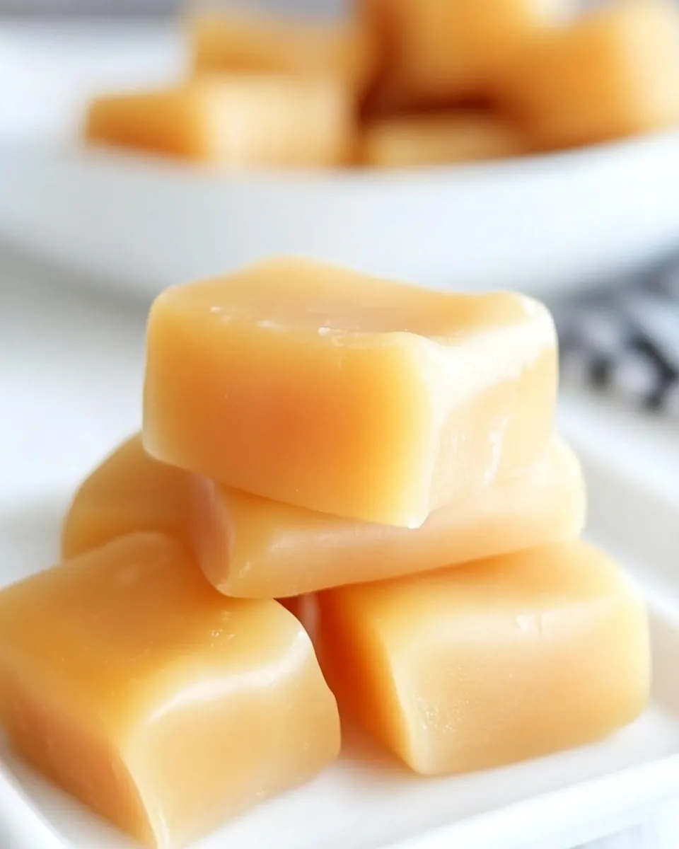 Easy Microwave Caramels