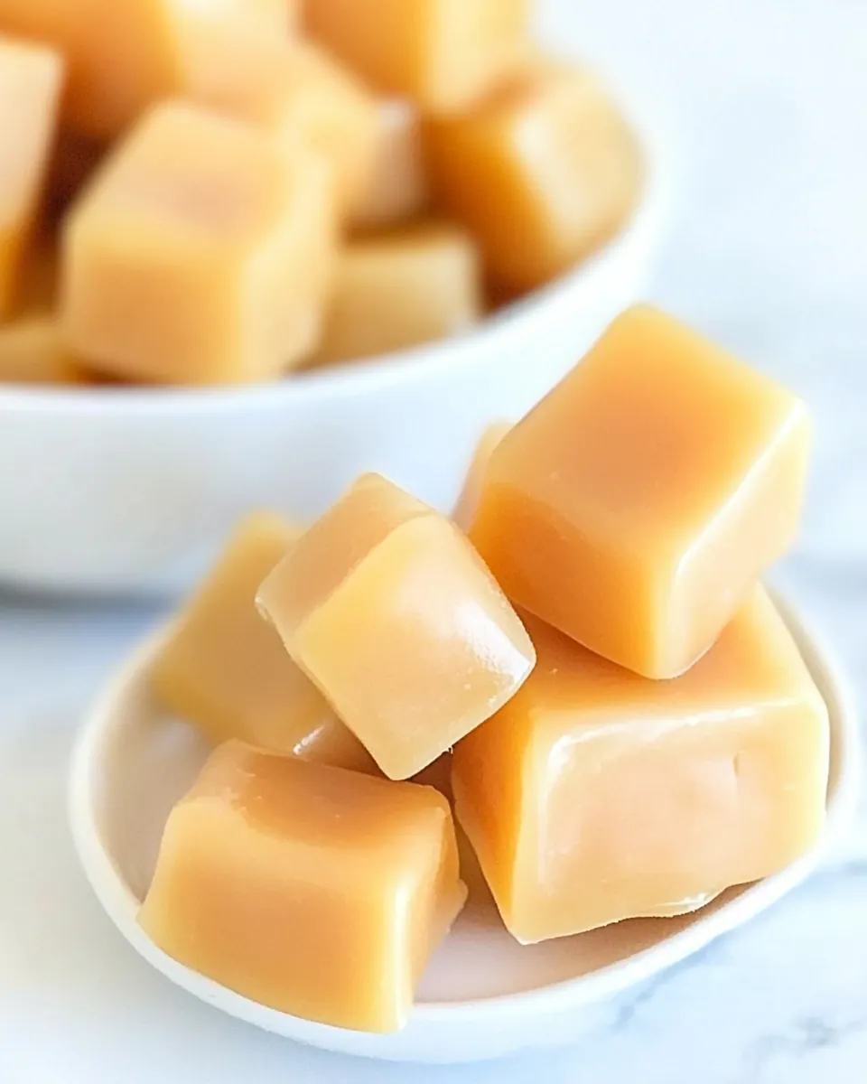 Easy Microwave Caramels