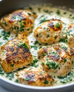 Easy One Skillet Creamy Cilantro Lime Chicken