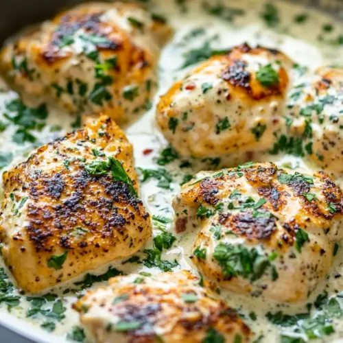 Easy One Skillet Creamy Cilantro Lime Chicken
