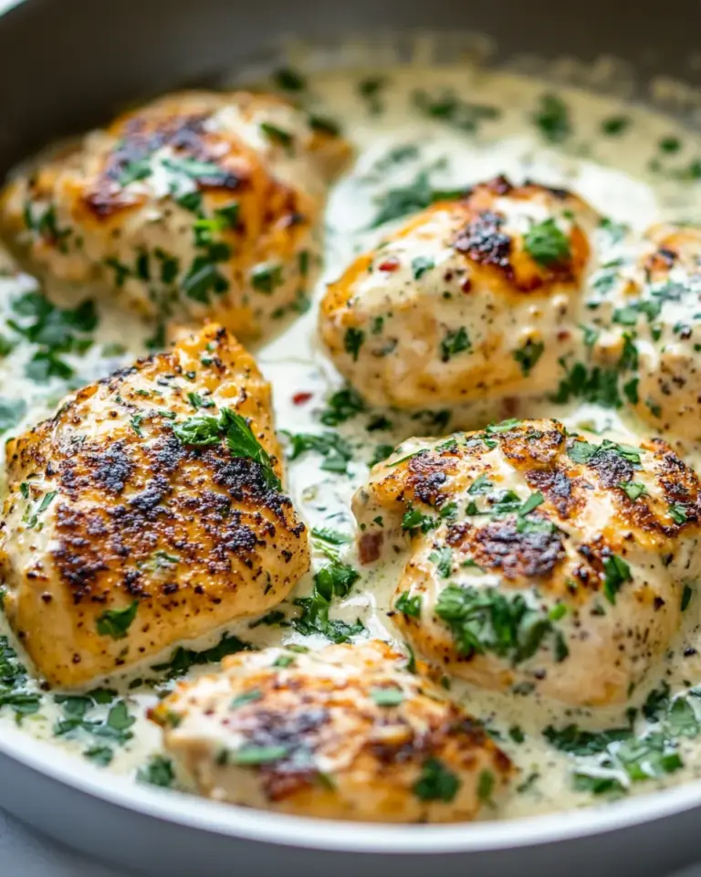 Easy One Skillet Creamy Cilantro Lime Chicken
