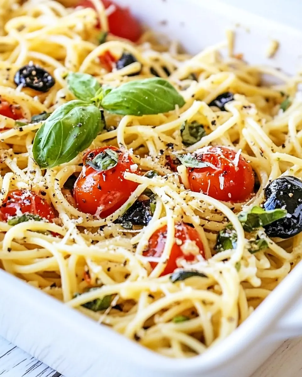 Easy Pasta Caprese